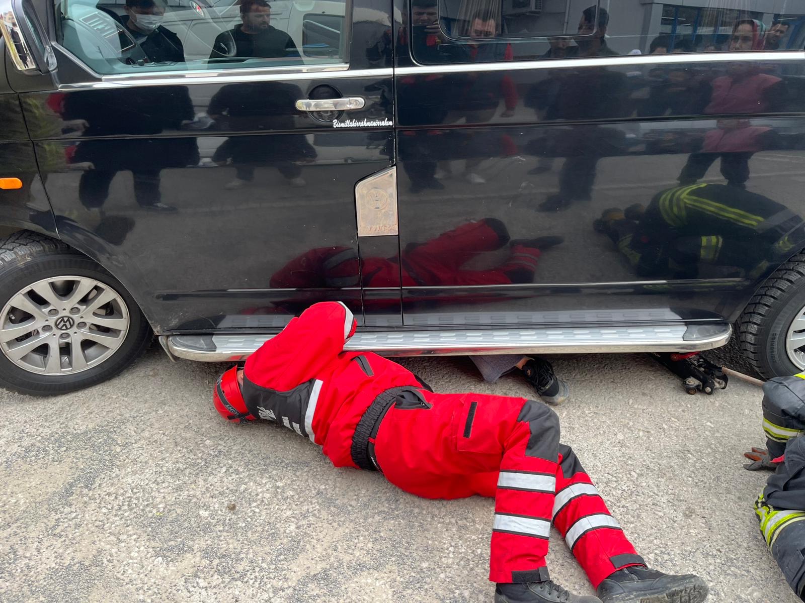 Bartın'da Geri Manevra Yapan Minibüs Yaya Çarptı