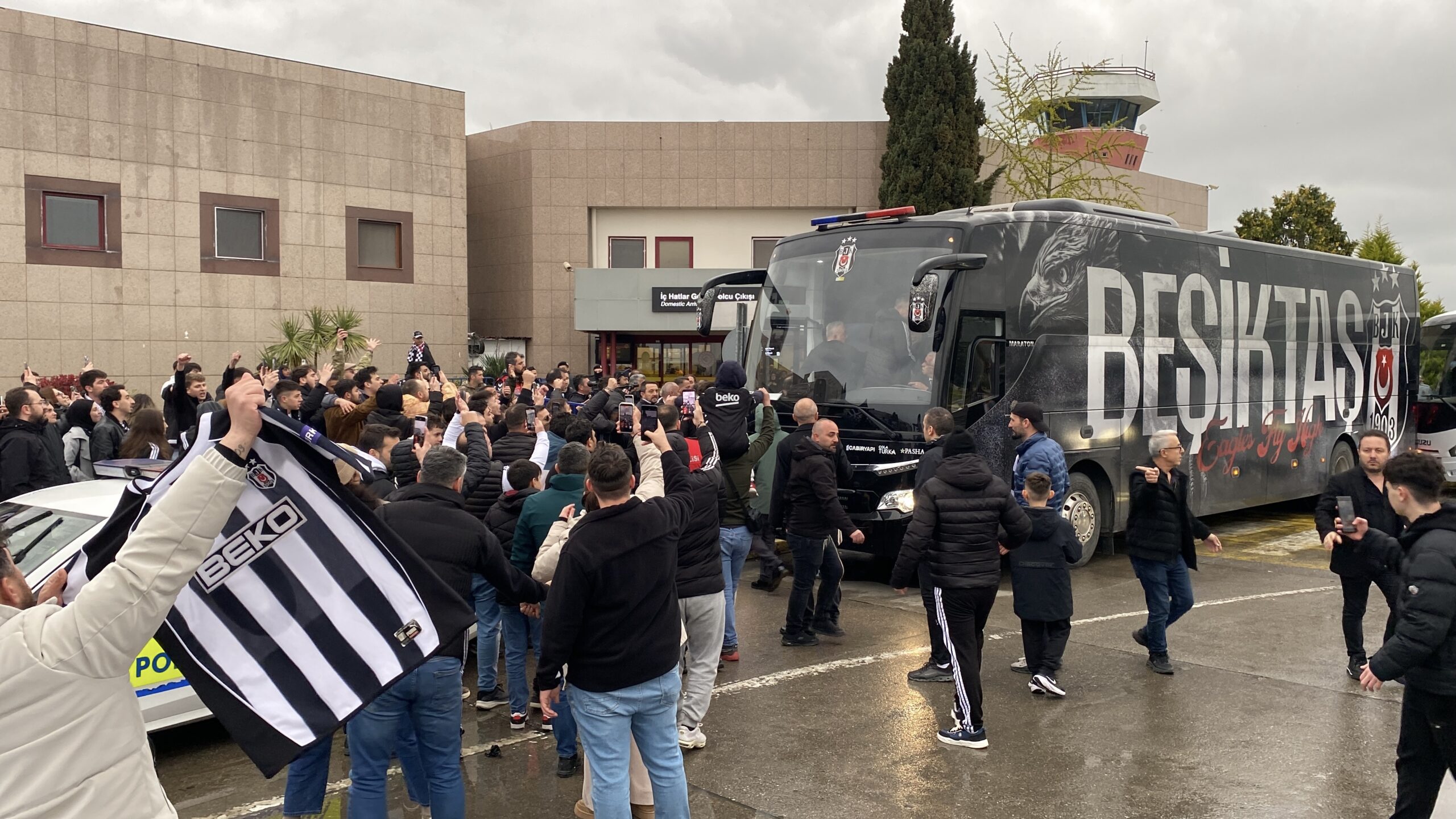 Beşiktaş, Samsun'a Varış Yaptı