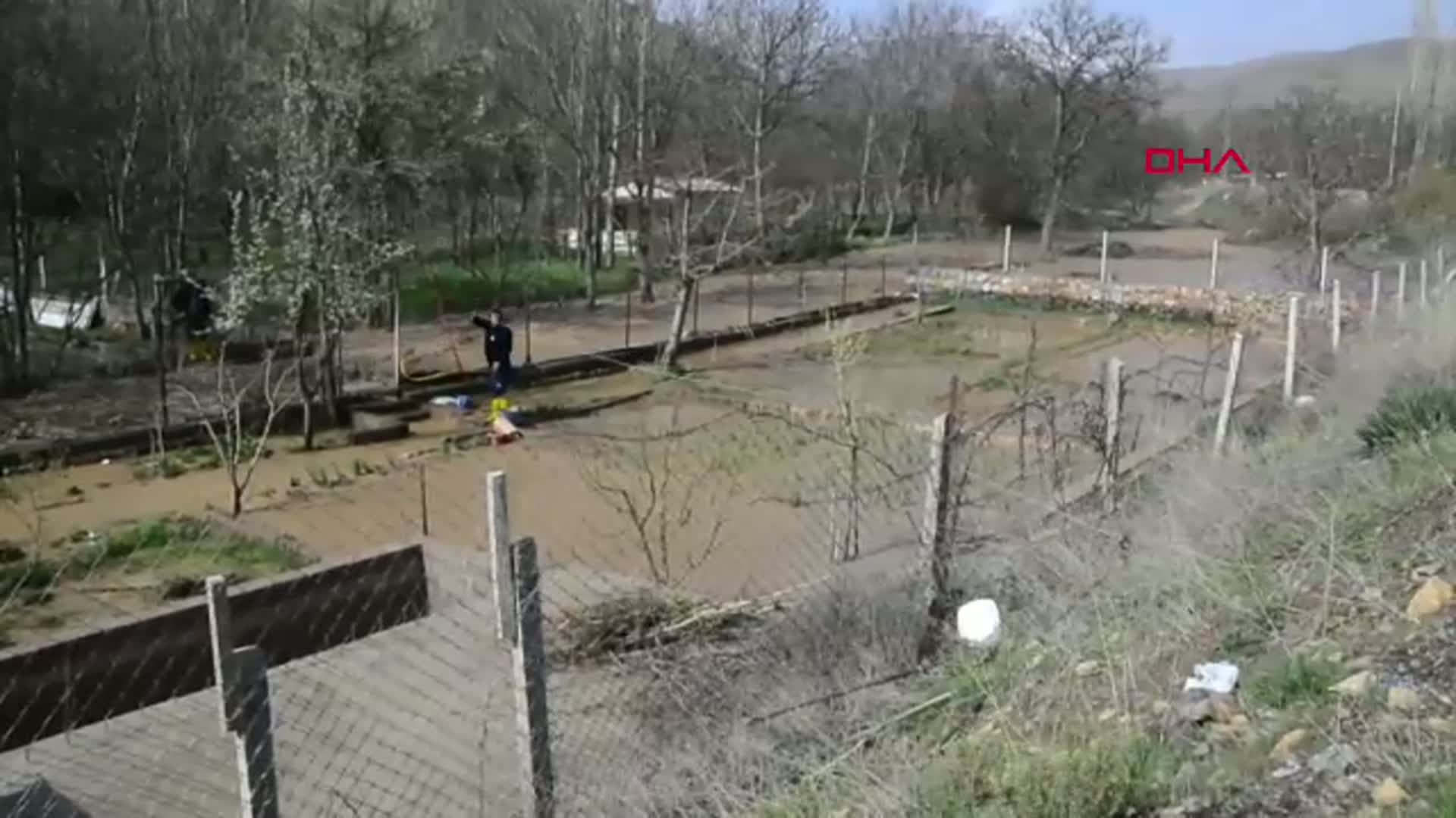 Kayseri'de Sağanak Yağış Sel Felaketine Neden Oldu