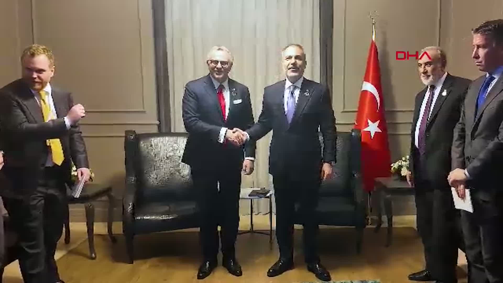 Hakan Fidan, Antalya'da Massad Fares Boulos'u Ağırladı