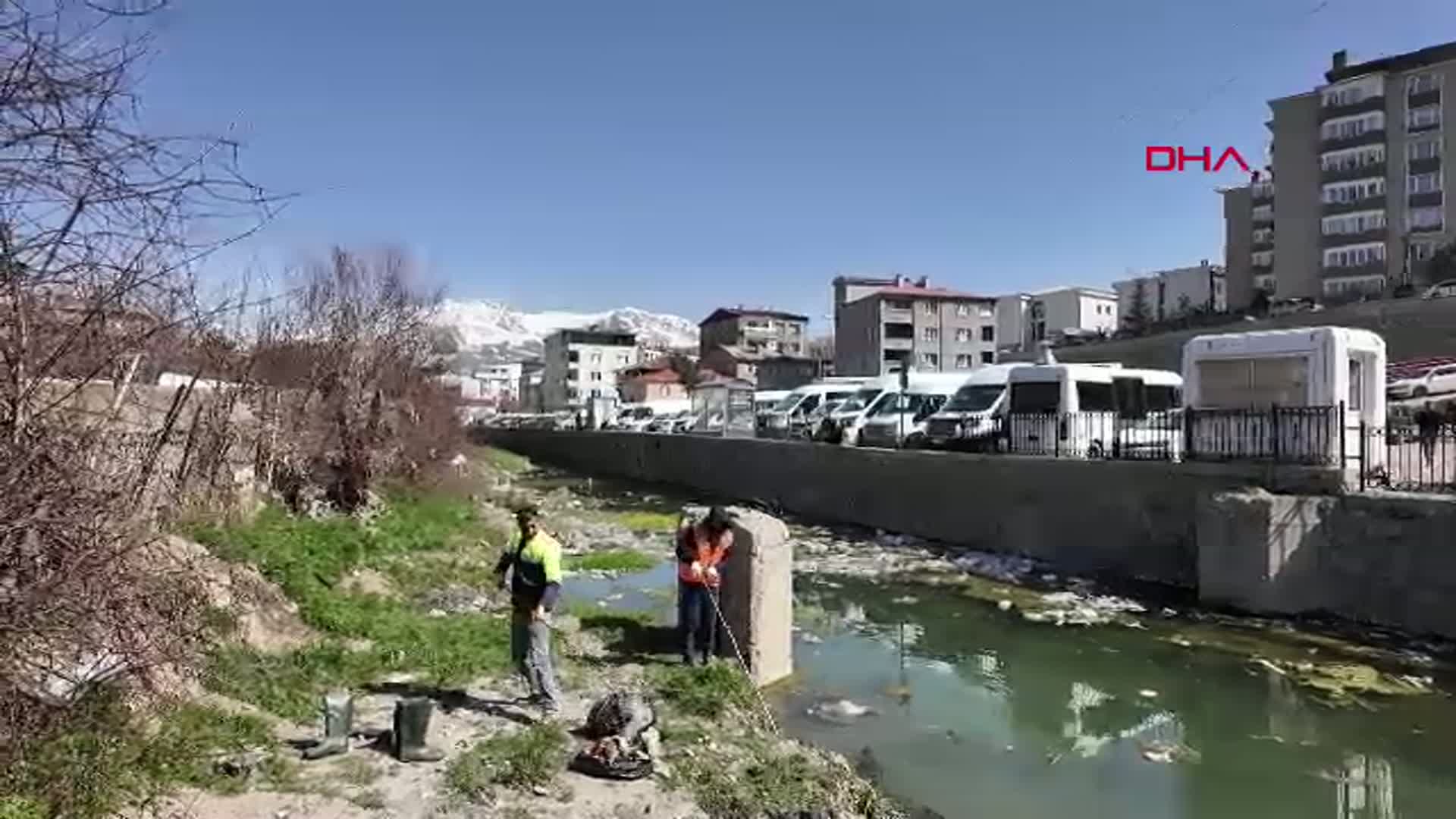 Van Gölü'nde İncik Kefali İçin Temizlik Seferberliği