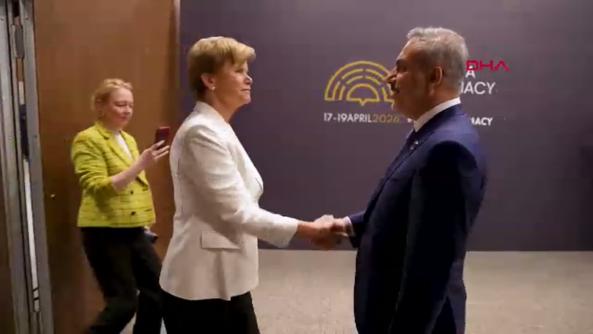 Bakan Hakan Fidan, Letonya Dışişleri Bakanı Braze ile Antalya'da Görüştü