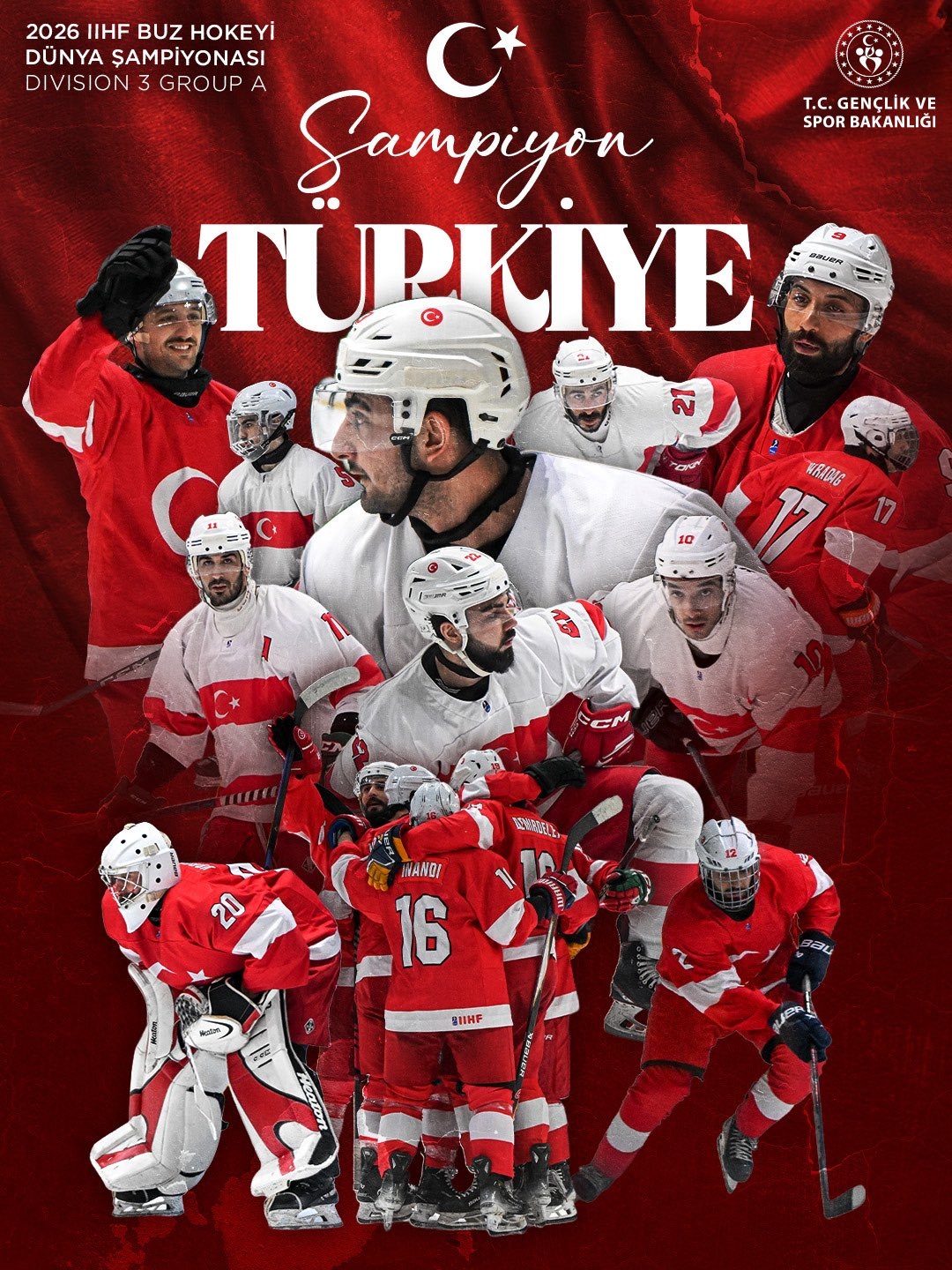 Türkiye Buz Hokeyinde Altın Madalya Elde Etti