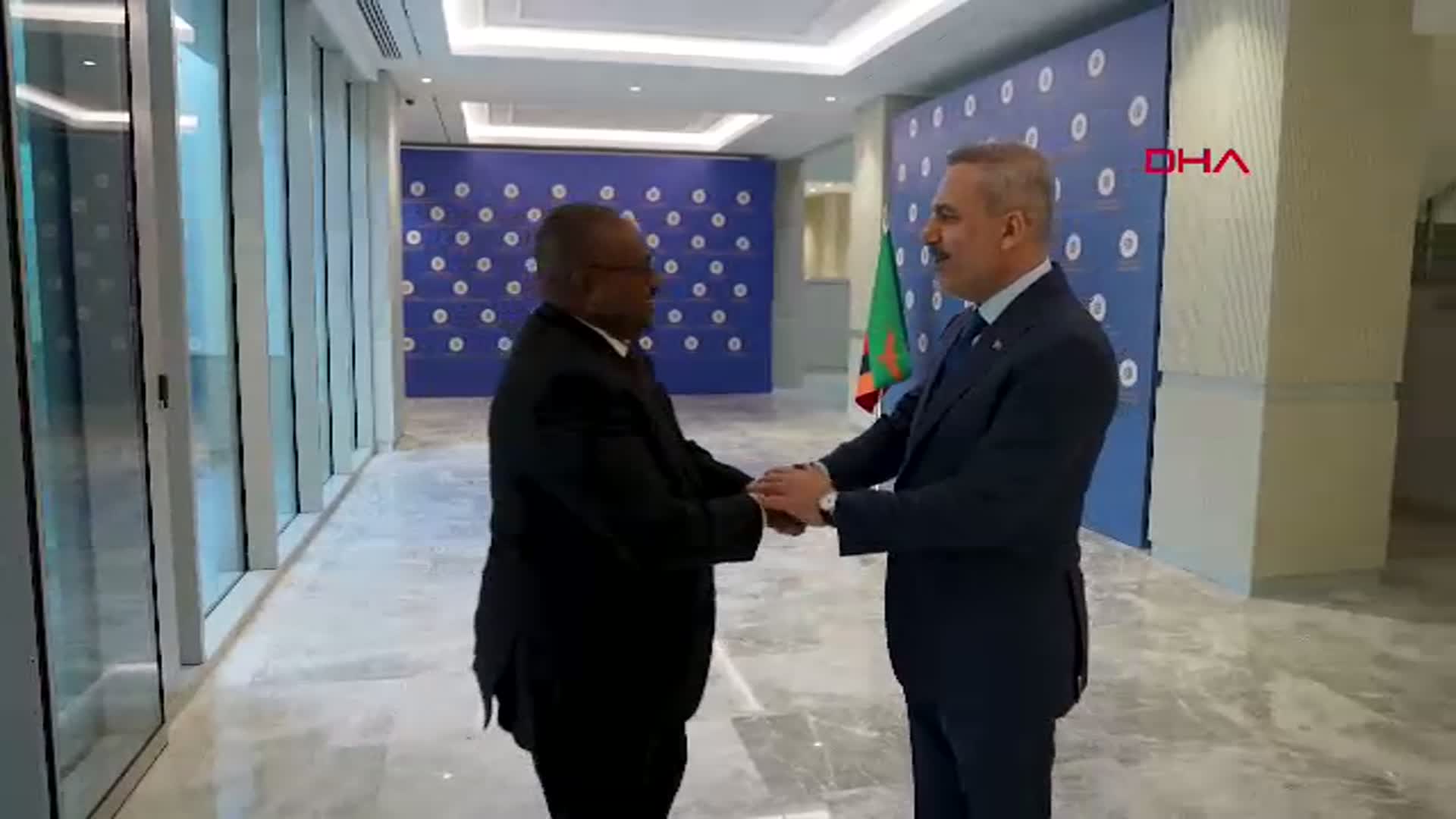 Ankara'da Tarihi Görüşme: Hakan Fidan ve Mulambo Haimbe Bir Araya Geldi