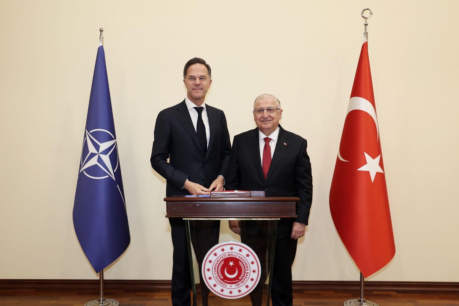 Bakan Güler, NATO Genel Sekreteri Mark Rutte ile Görüşme Gerçekleştirdi