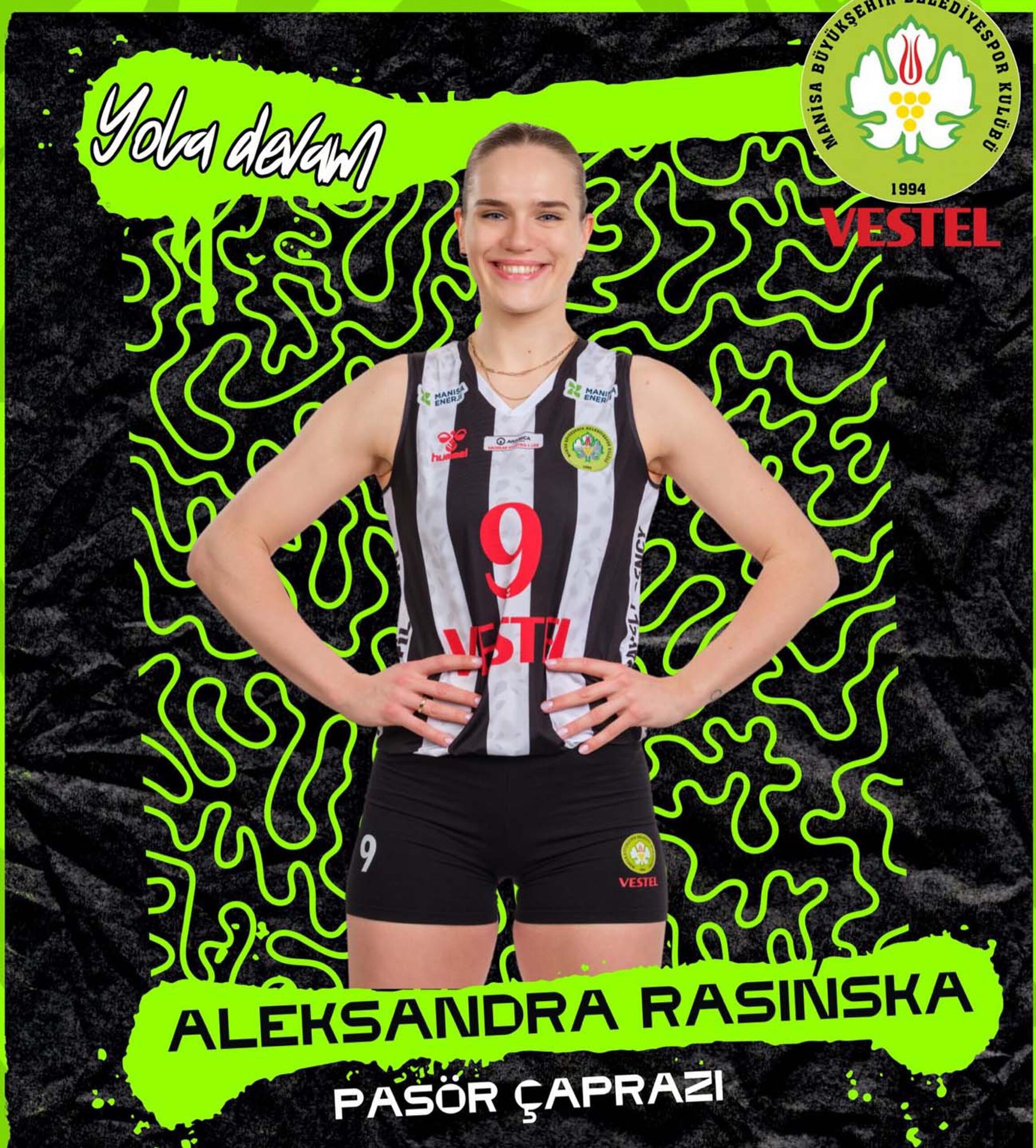 Manisa Büyükşehir Belediyespor, Aleksandra Rasinska ile Sözleşme Yeniledi