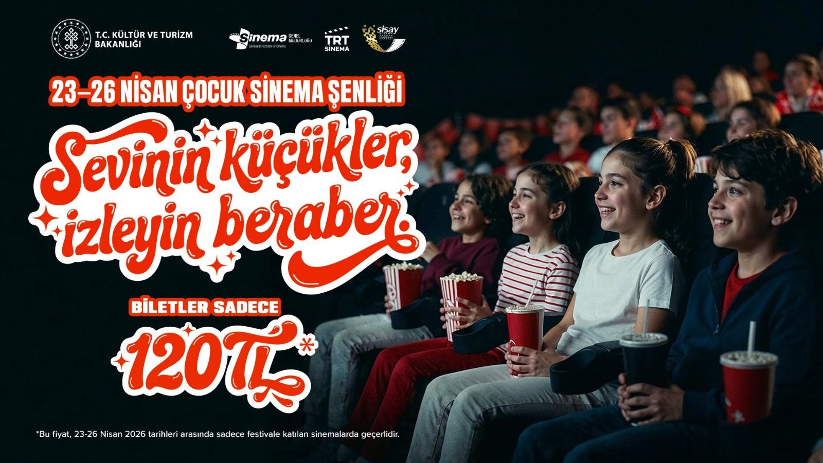 23-26 Nisan'da Sinema Biletleri 120 Lira Olacak