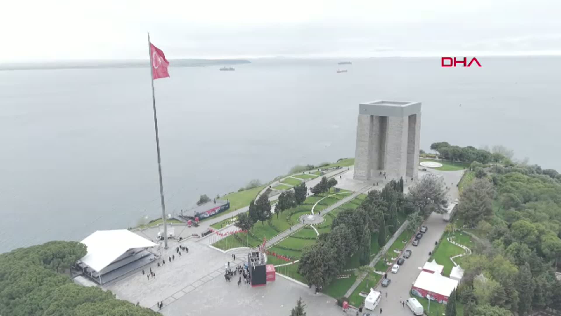 Çanakkale Kara Savaşları'nın 111. Yıl Dönümü İçin Hazırlıklar Tamamlanıyor: Şehitler Abidesi'nde Büyük Prova