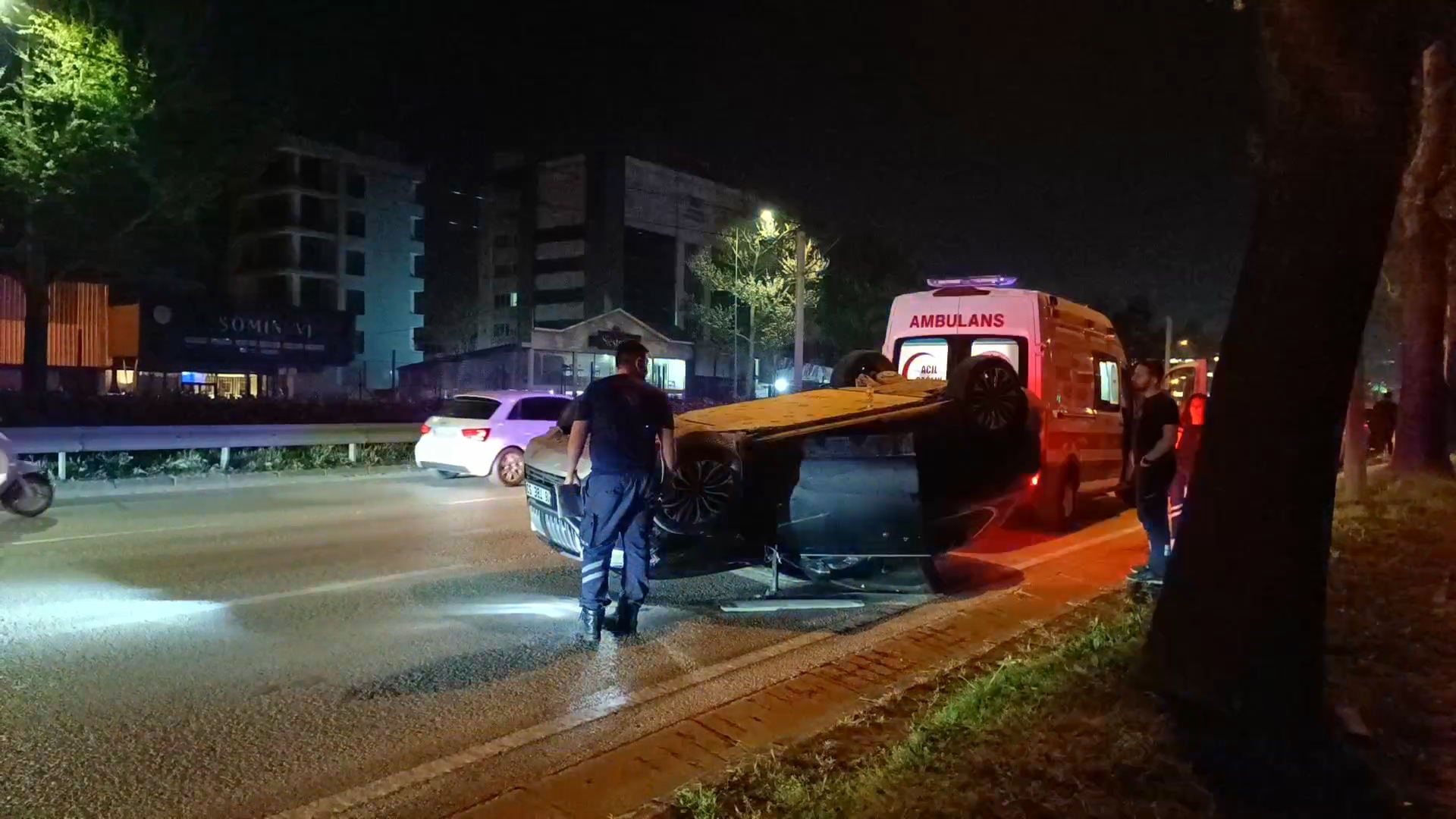 Bursa'da Trafik Kazası: Bir Kişi Yaralandı