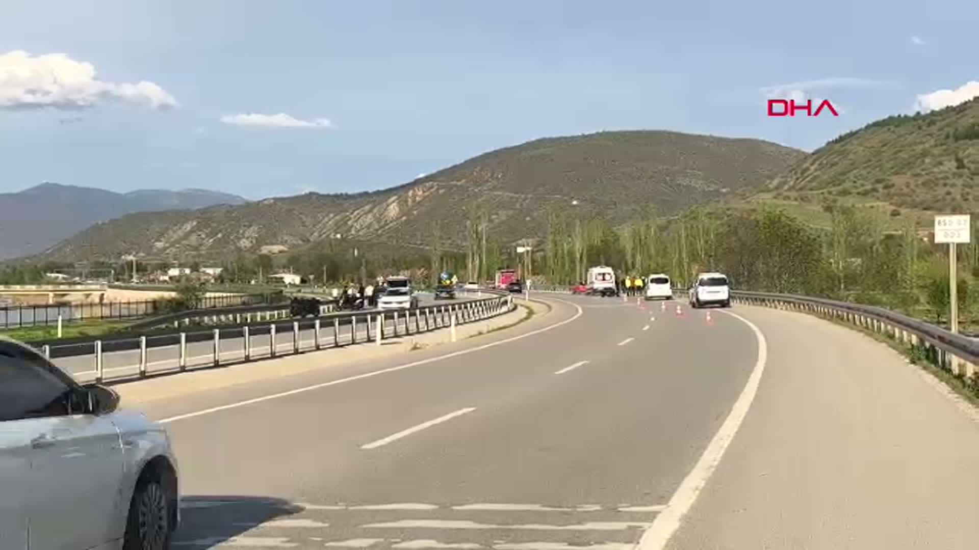 Tokat'ta Akılalmaz Kaza: Motosiklet Sürücüsü Yolda Sürüklenerek Can Verdi