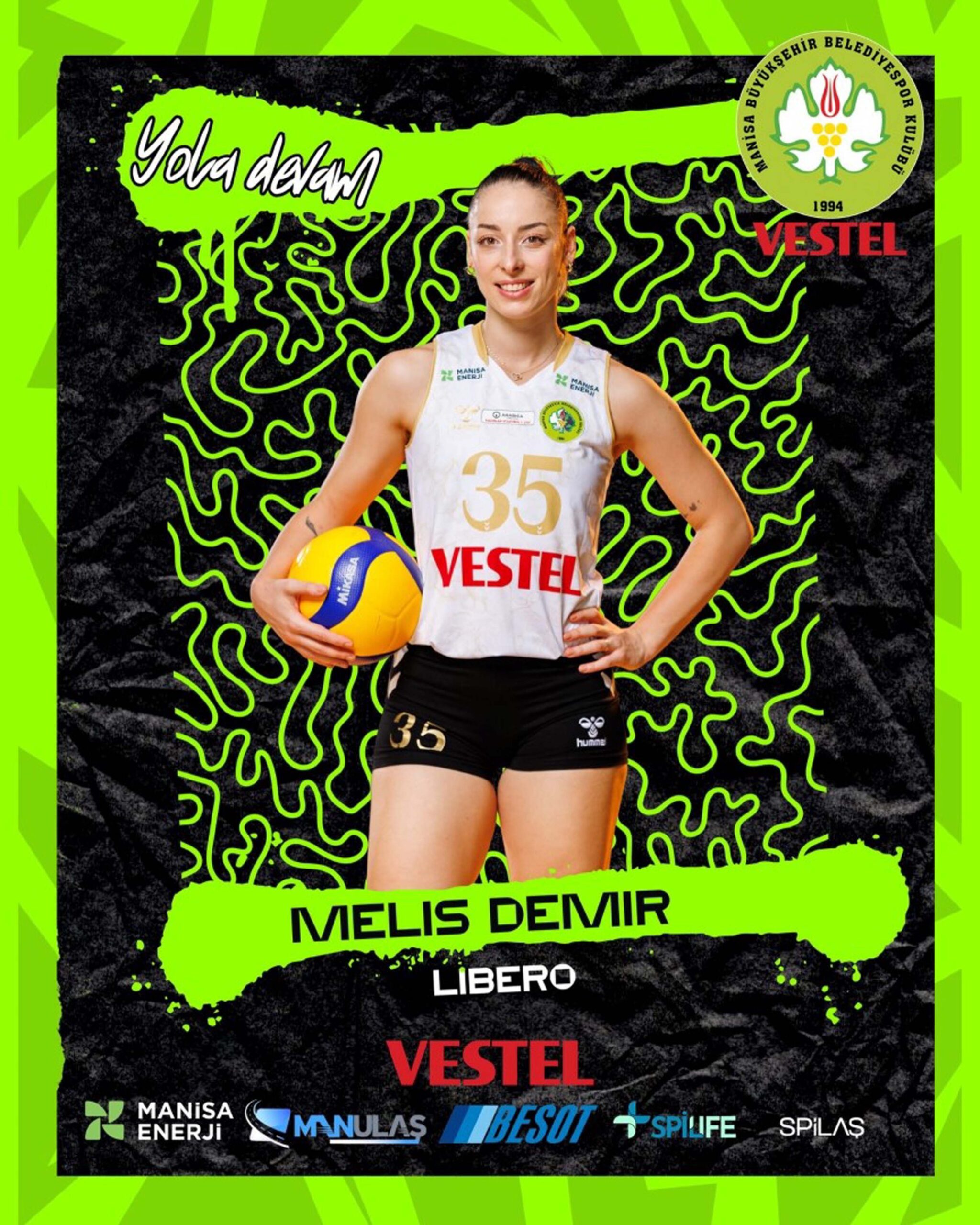 Manisa Büyükşehir Belediyespor'da Melis Demir ile Devam Kararı