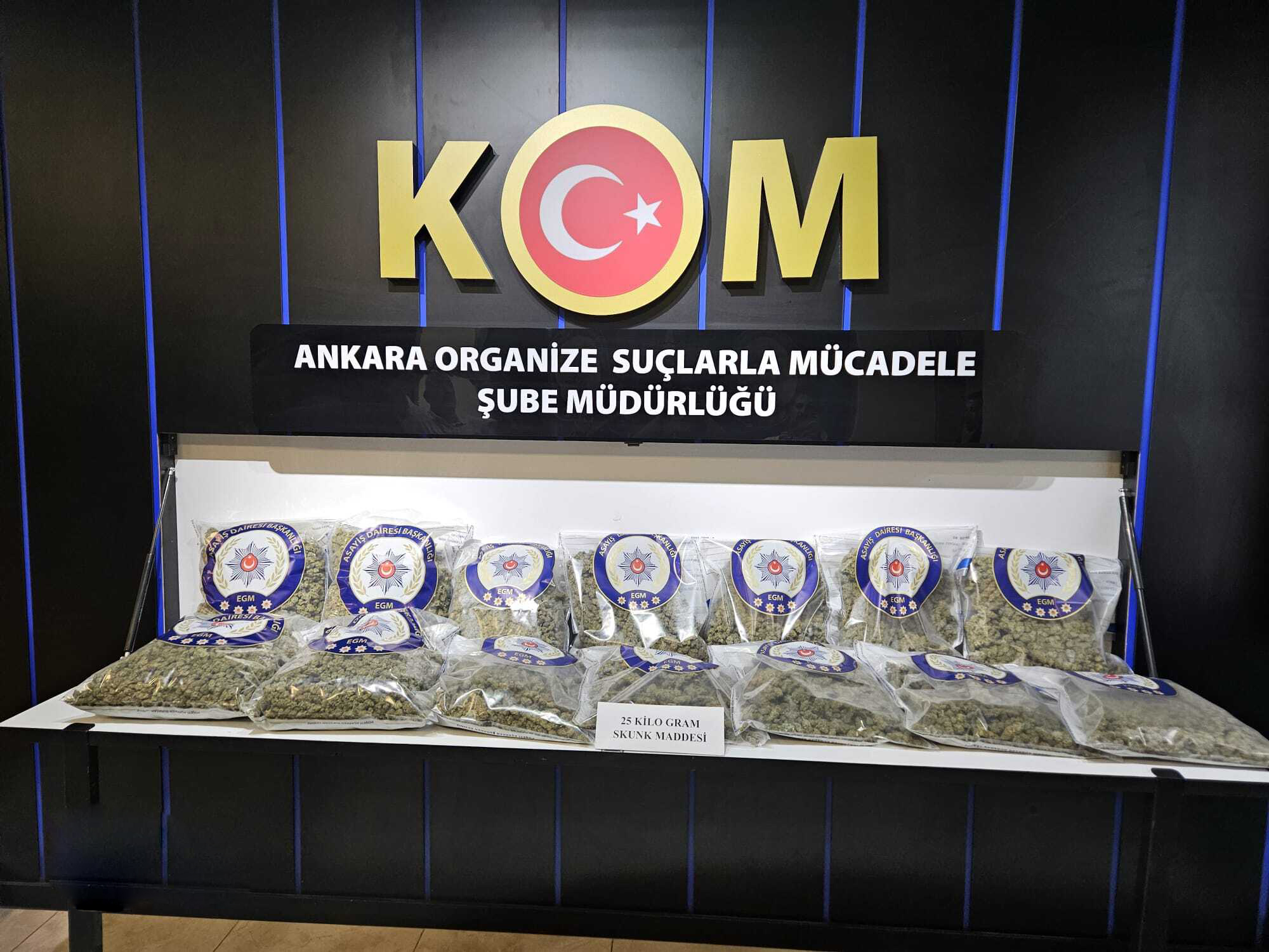 Ankara'da Nefes Kesen Operasyon: 25 Kilo Skunk Ele Geçirildi, 2 Gözaltı