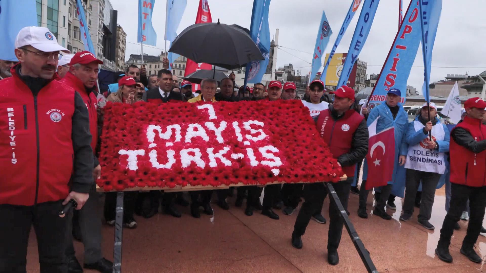 TÜRK-İŞ'ten 1 Mayıs Mesajı: Eşit Haklar ve Güvenceli Çalışma Talep Edildi