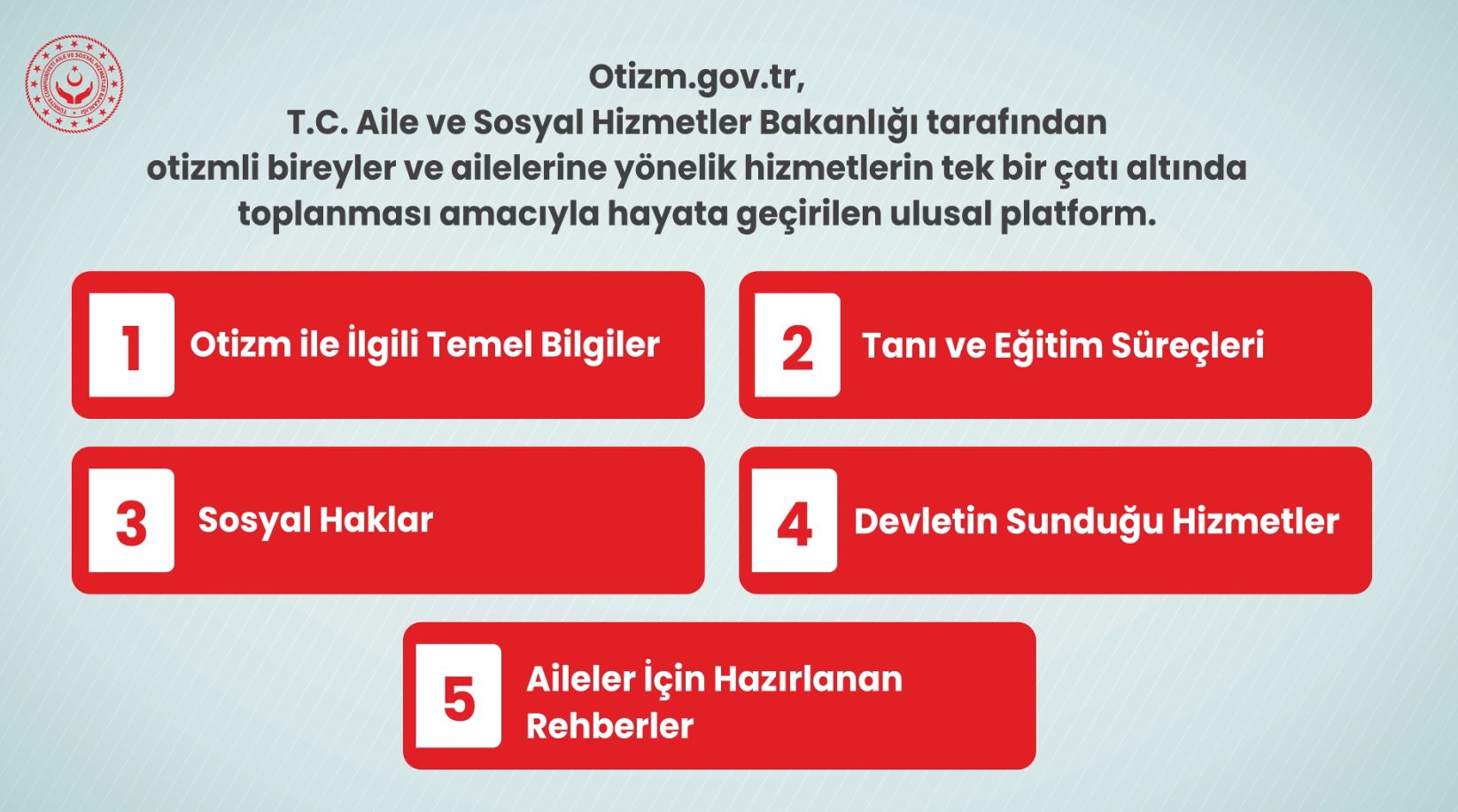 Otizmli Bireyler ve Aileleri İçin Kapsamlı Dijital Platform: otizm.gov.tr Yayında!