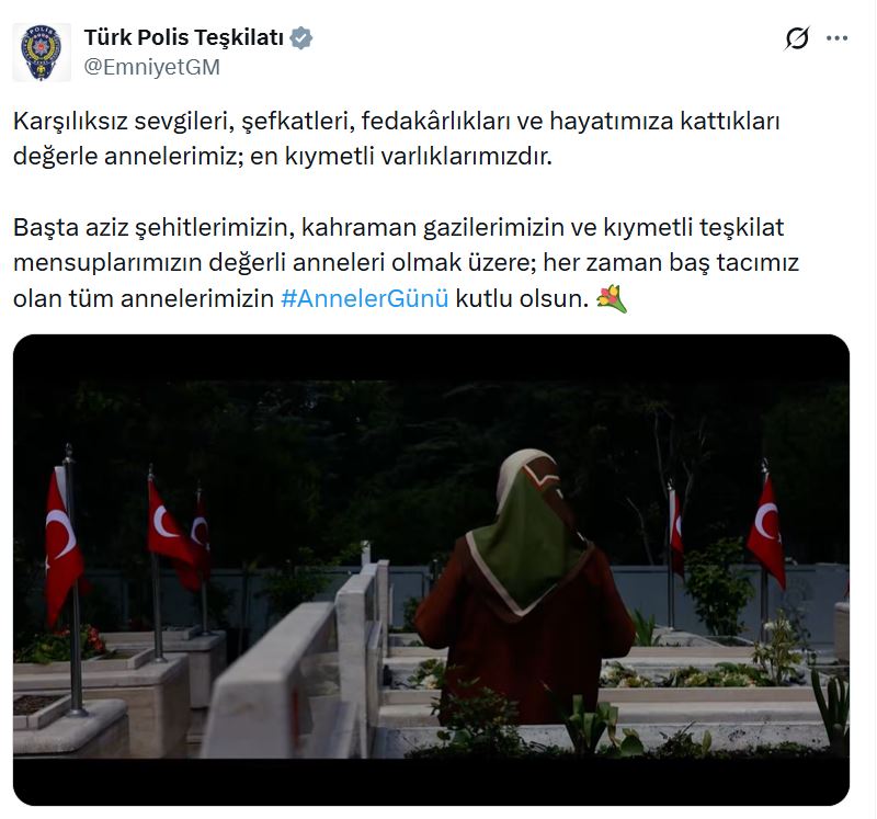 Emniyet'ten Anneler Günü'ne Duygusal Armağan: Şehit ve Gazi Anneleri Unutulmadı