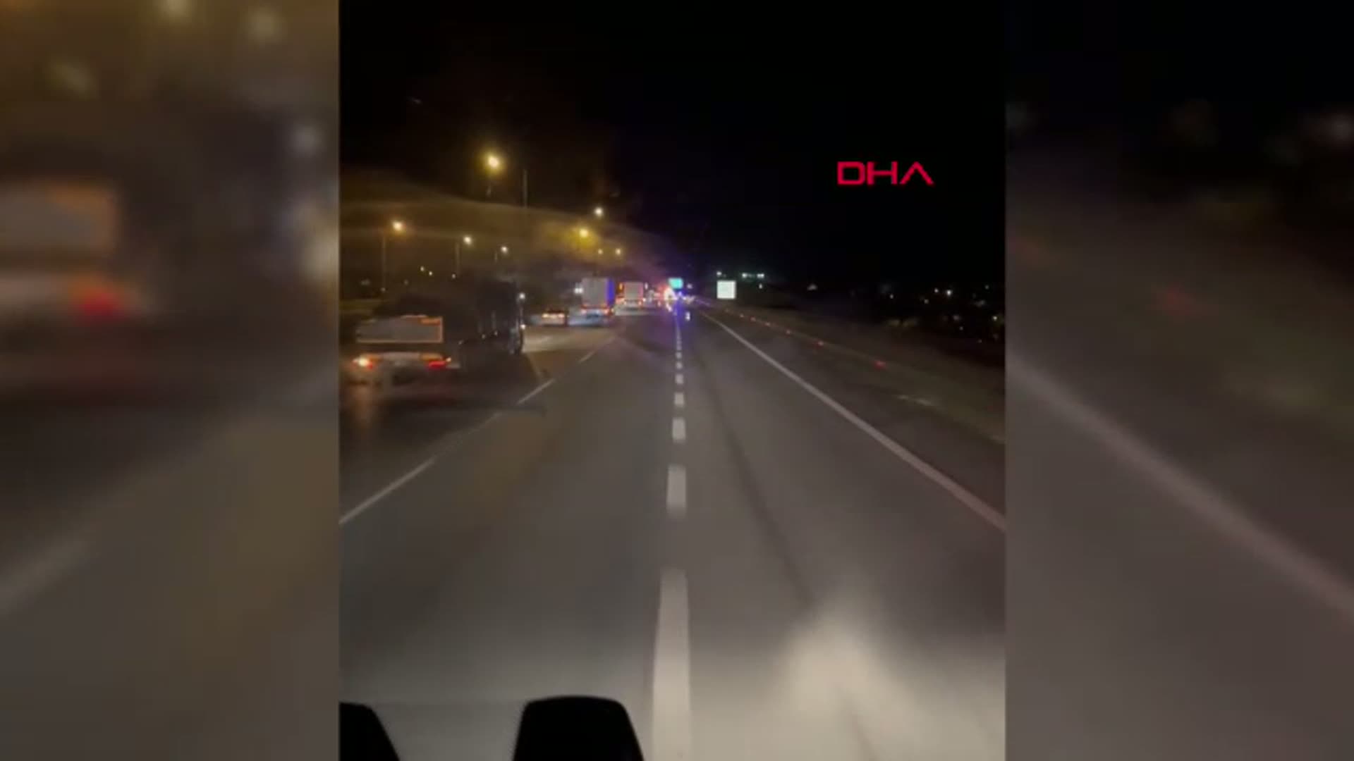 Osmaniye Otoyolunda Korkunç Anlar: Otomobil Alevlere Teslim Oldu!