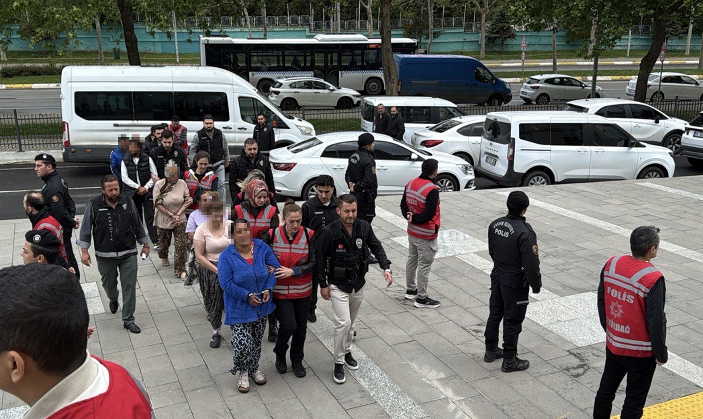 Tekirdağ'da 'Torbacı' Operasyonu: 20 Kişi Gözaltına Alındı