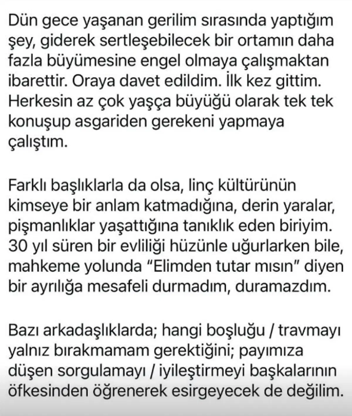 Mehmet Aslantuğ Ozan Güven protestosuna sessizliğini bozdu