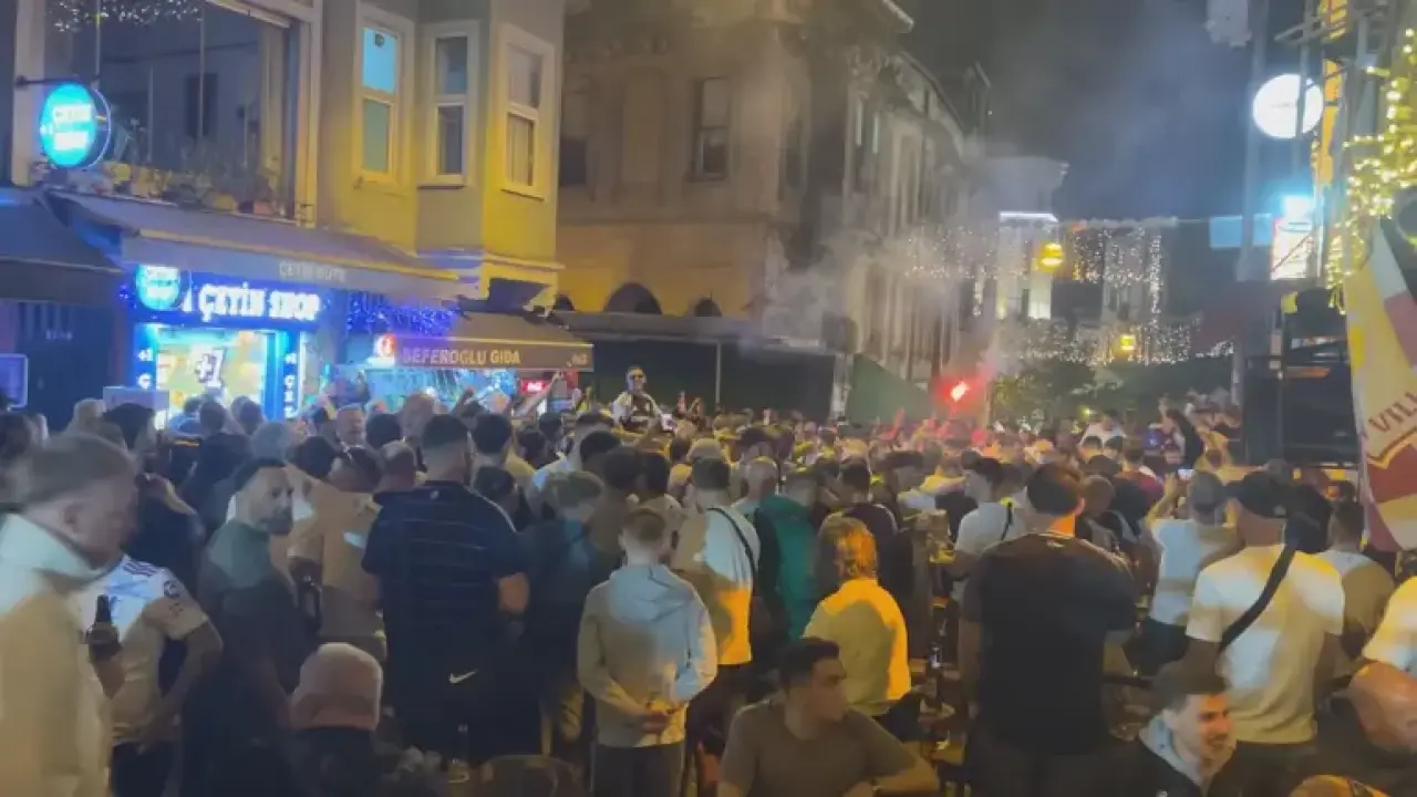 İstanbul Final Öncesi Hareketlendi: Taksim’de Renkli Görüntüler