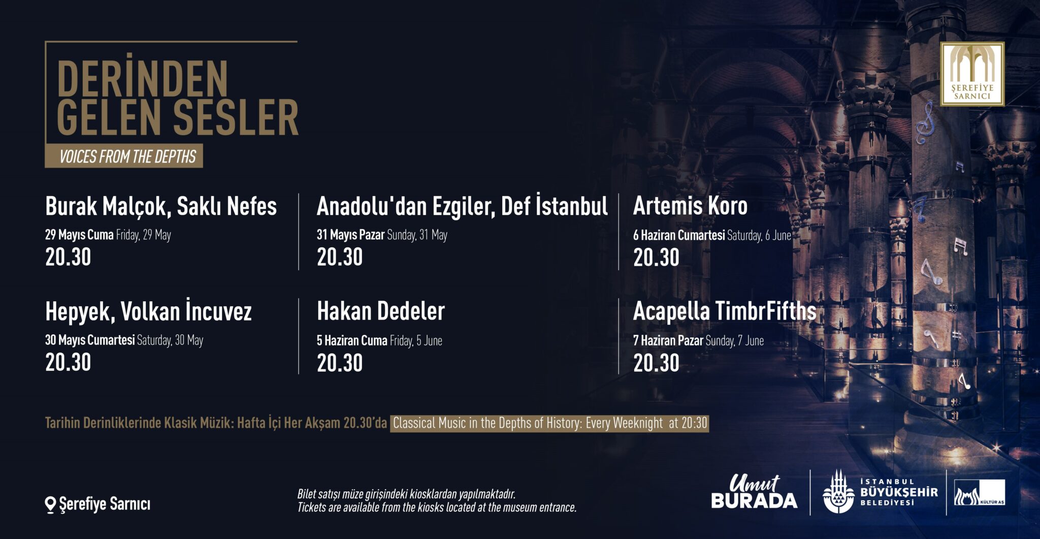 Tarihi Sarnıçta Sanatseverleri Beş Günlük Program Bekliyor