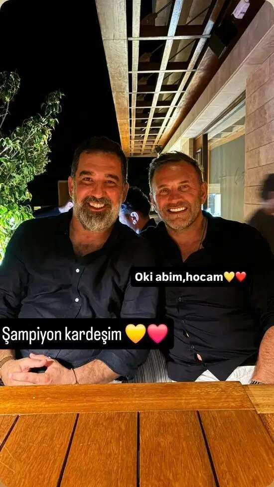 Okan Buruk ile Arda Turan’dan ortak paylaşım
