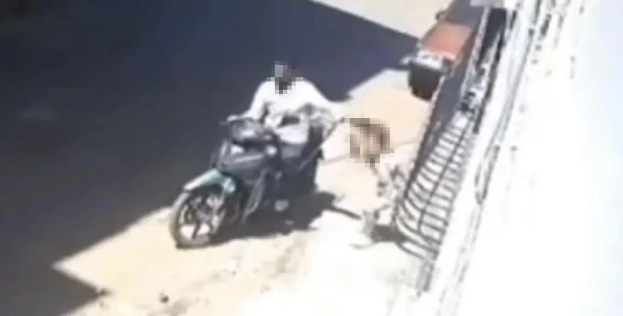 Gaziantep’de kızını motosikletle sürükleyen baba göz altına alındı